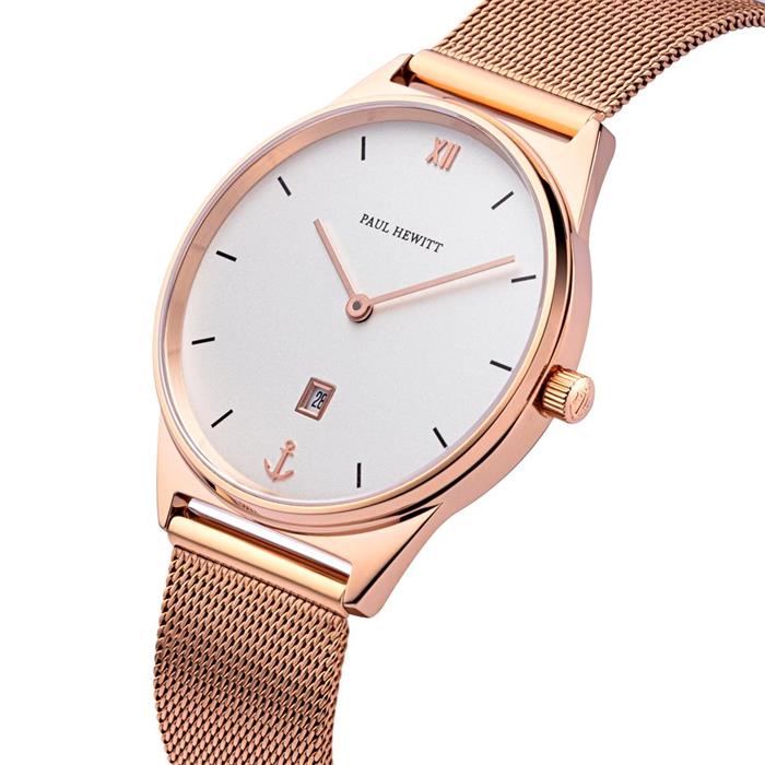 Praia Ladies watch in rose gold-plated stainless steel