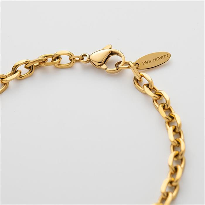 Treasure bold bracelet for ladies, stainless steel, gold