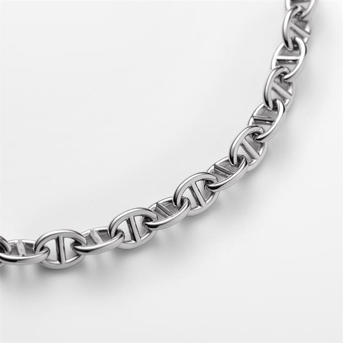 Anchor t-chain necklace for ladies in stainless steel