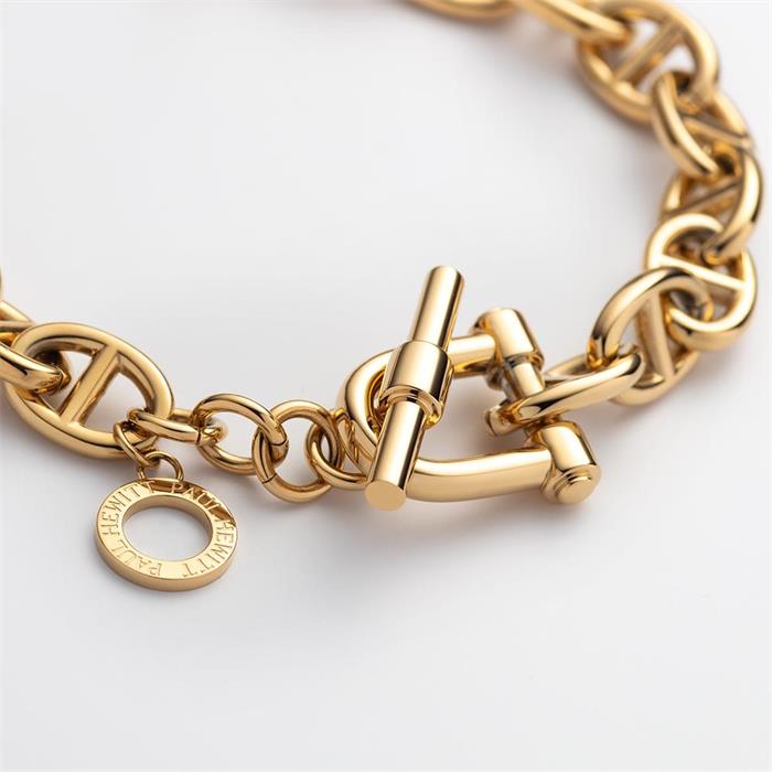 Anchor t-chain bracelet for ladies in stainless steel