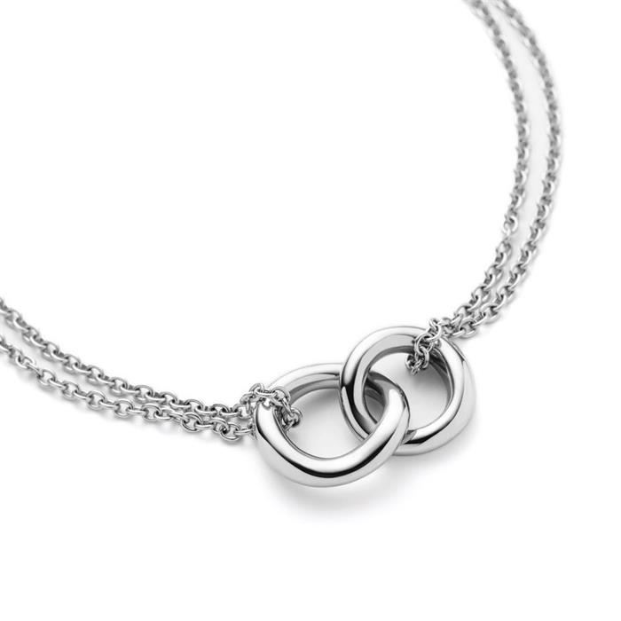 Waves bracelet for ladies in 925 sterling silver