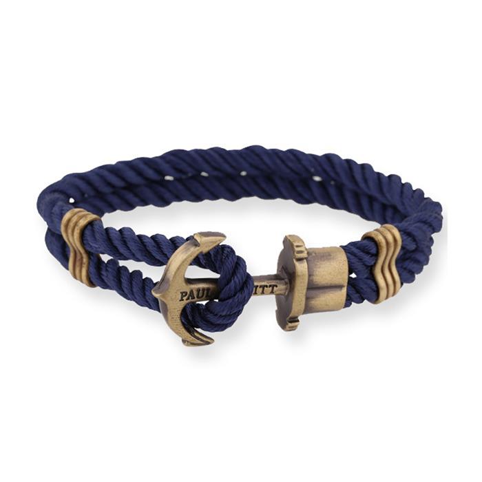 Phrep anchor bracelet blue