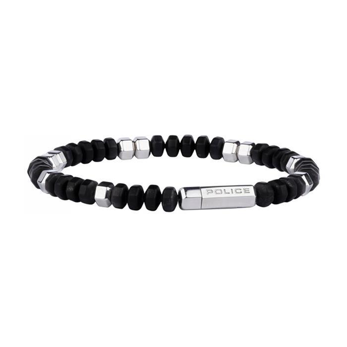 Bracelet for men made of stainless steel black