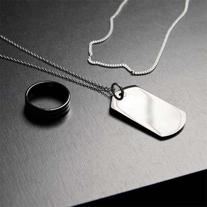 Pendant stainless steel dog tag