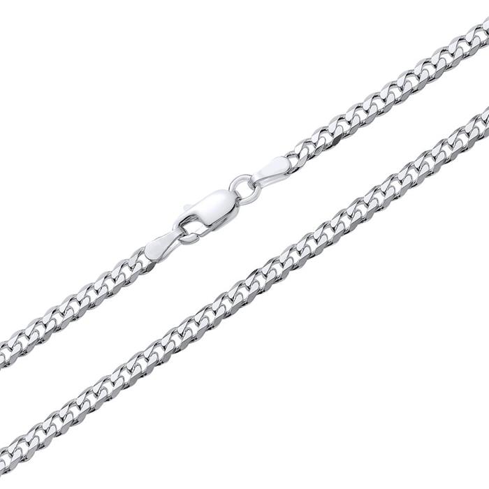 Sterling Silver Chain: Curb Chain Silver 3mm