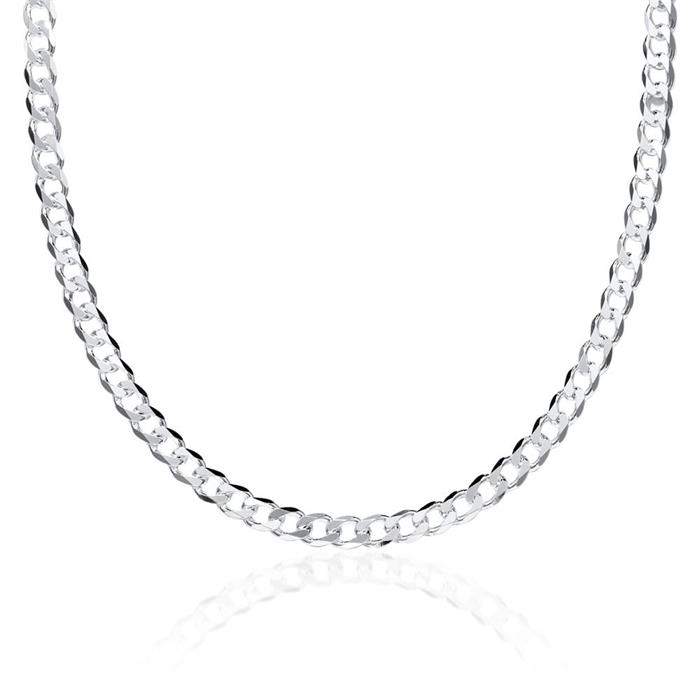 Sterling Silver Chain: Curb Chain Silver 4,5mm