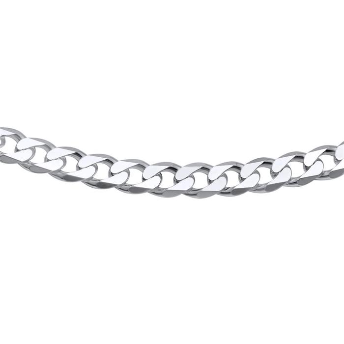 Sterling Silver Chain: Curb Chain Silver 7mm