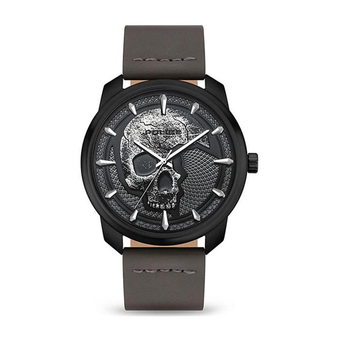 Reloj bleder para hombre con movimiento de cuarzo, gris