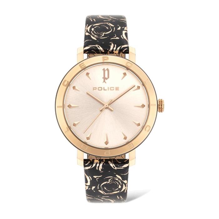 Ponta horloge voor dames met Quartz horloge, zwart-rosé