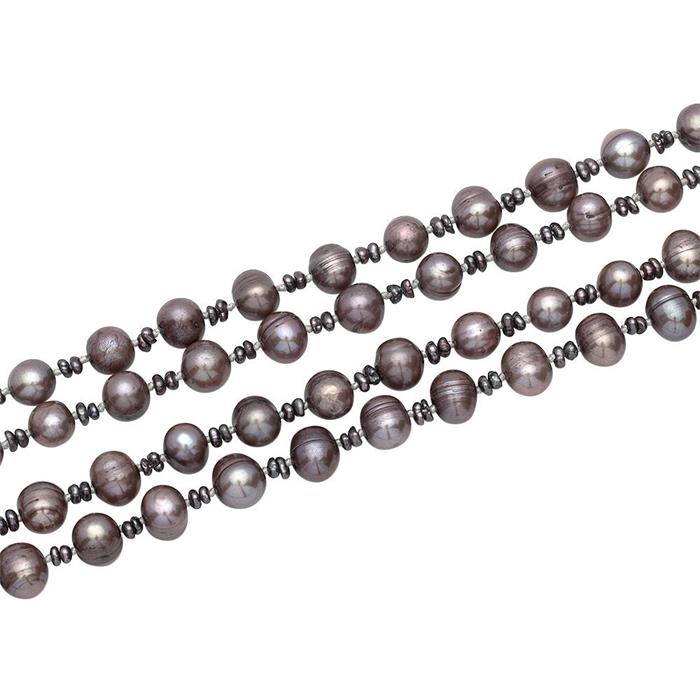 Echte Perlenkette aus Süßwasserperlen