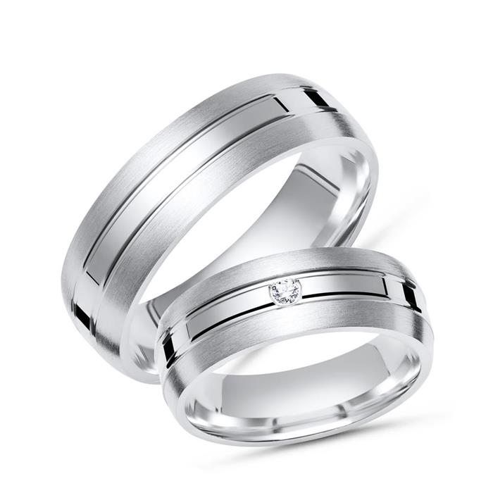 Wedding rings silver wedding rings sterling engraving diamond