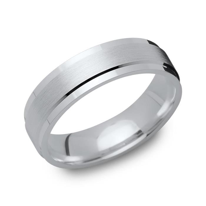 Exclusieve zilveren ring 925 zilver in 6 mm
