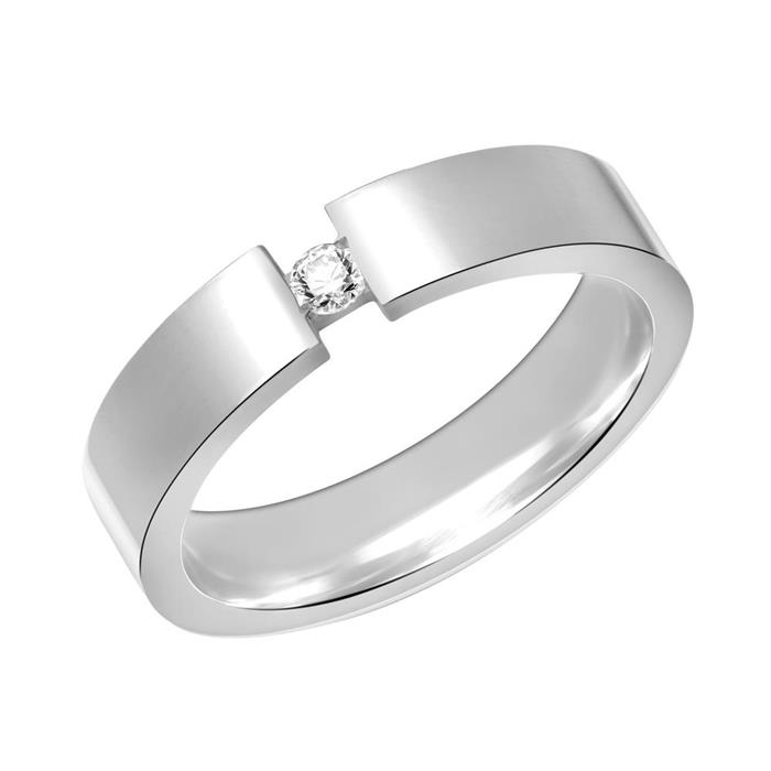 Wedding rings sterling silver with external engraving