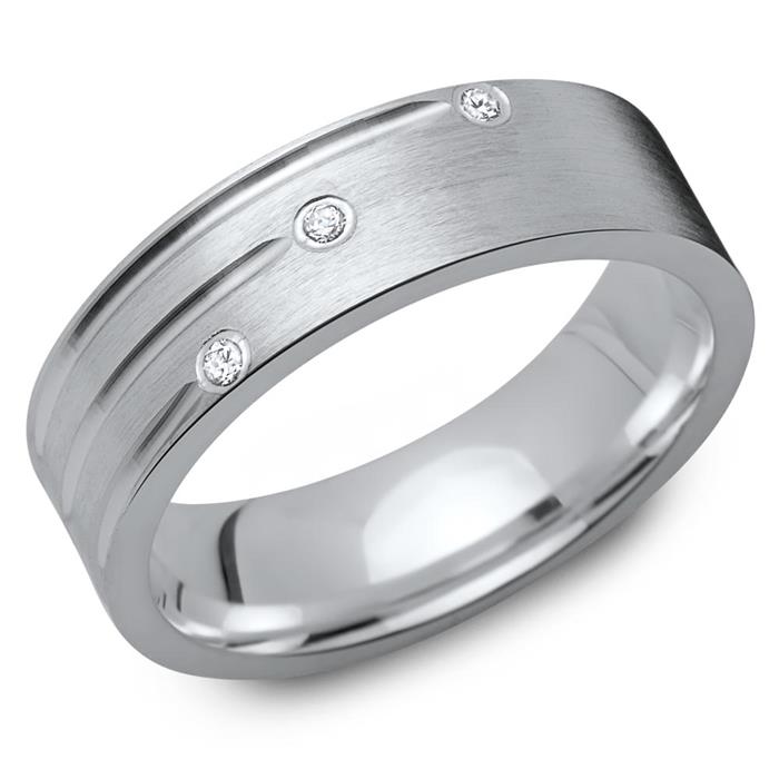 Anillo de plata 925: anillo circonita plateada