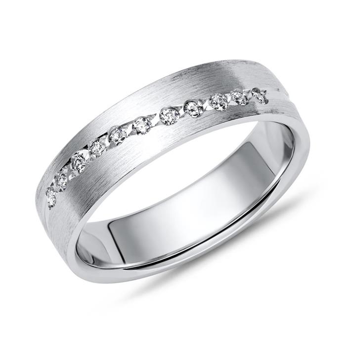 Wedding rings sterling silver partner rings