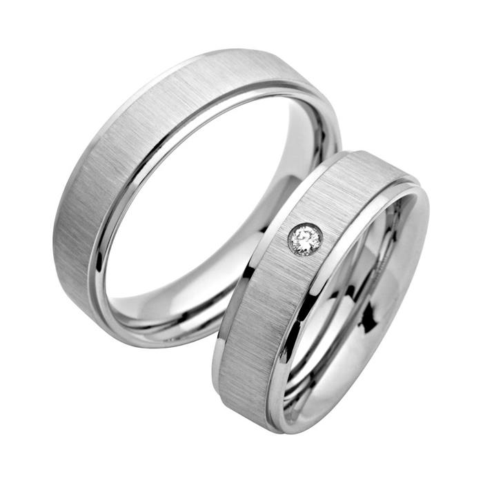 Wedding rings stainless steel wedding rings 6mm engraving