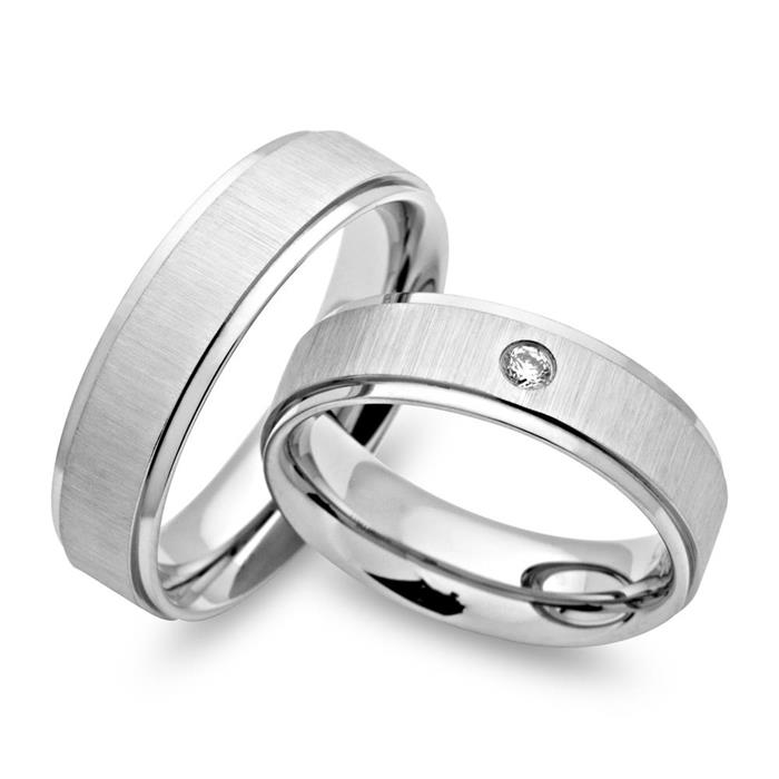 Wedding rings stainless steel wedding rings 6mm engraving