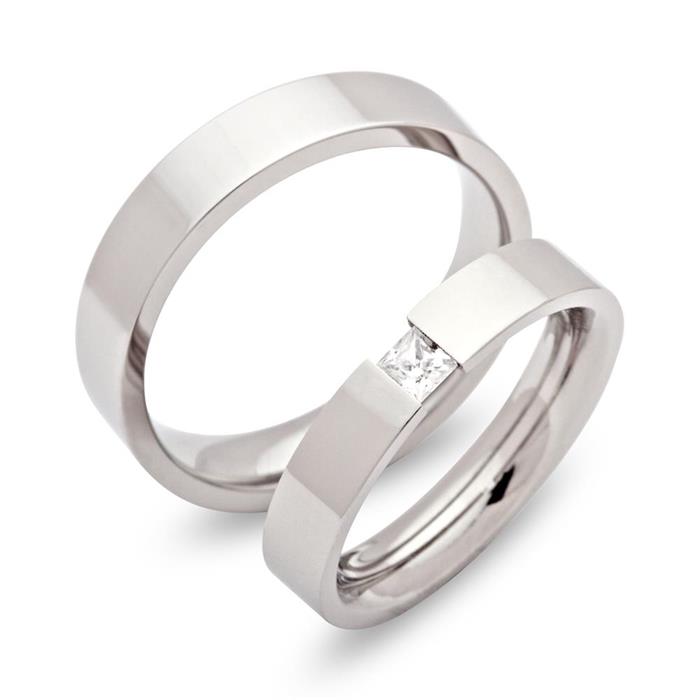 Wedding rings stainless steel wedding rings 5mm engraving