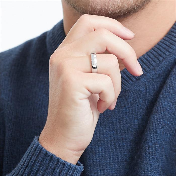 High quality polished stainless steel ring