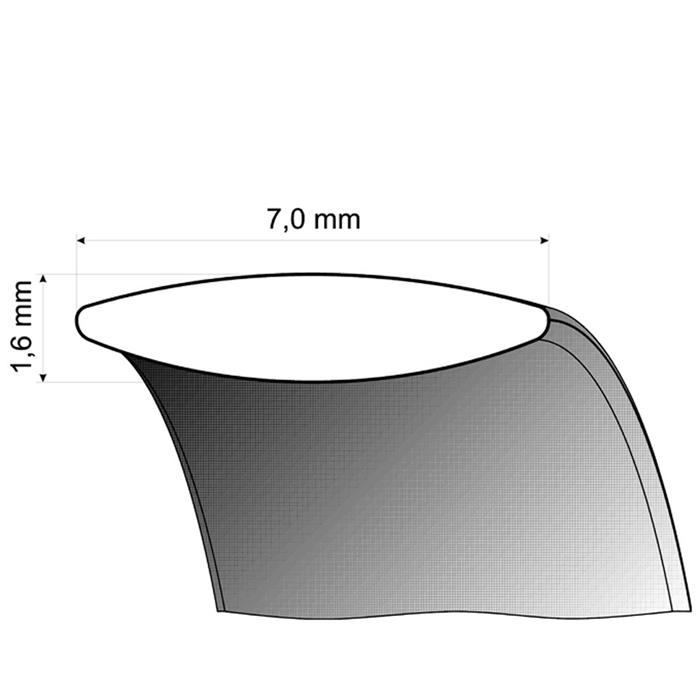 Trauringe Gelb- und Weißgold 7mm