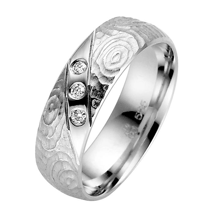 Wedding rings white gold 6mm