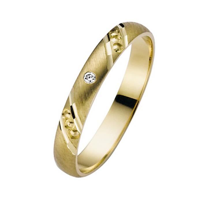 Yellow Gold Wedding Rings 3mm