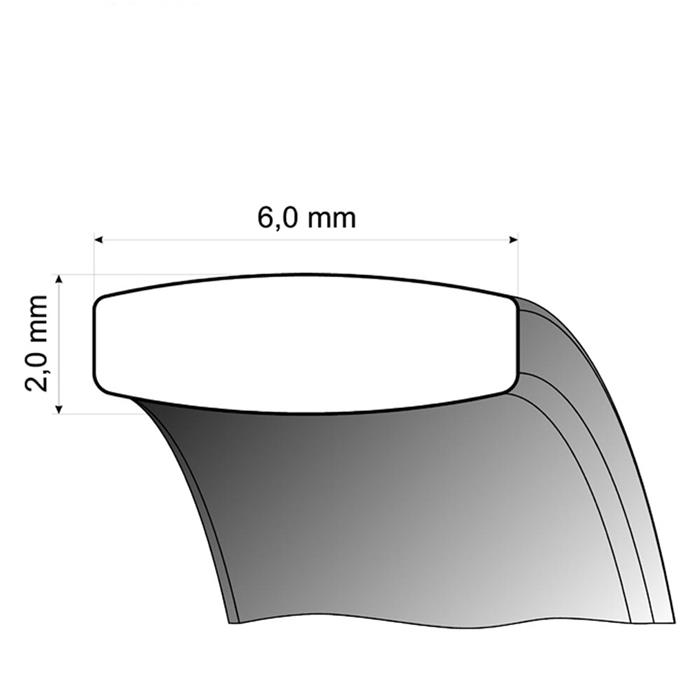 Trouwringen geelgoud 6mm