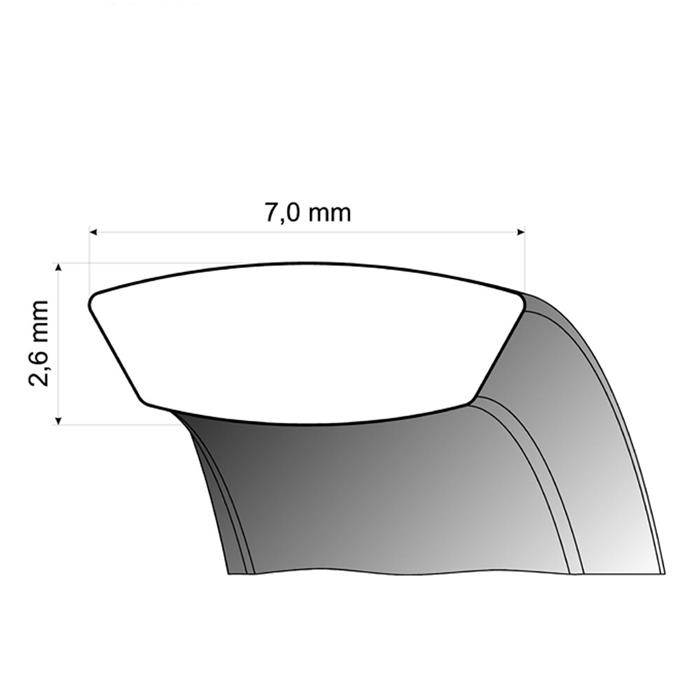 Trouwringen witgoud 7mm