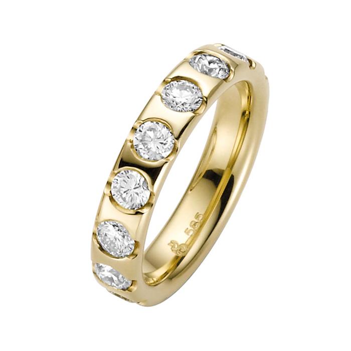 Wedding rings yellow gold 4,5mm