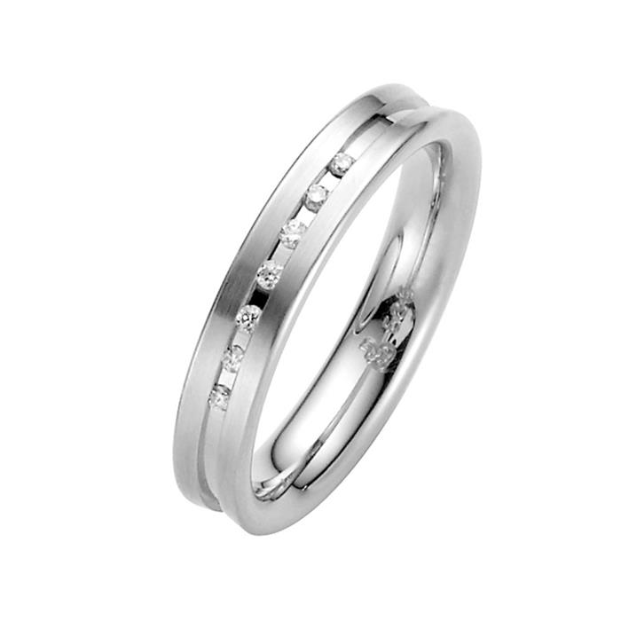 Wedding rings white gold 4mm