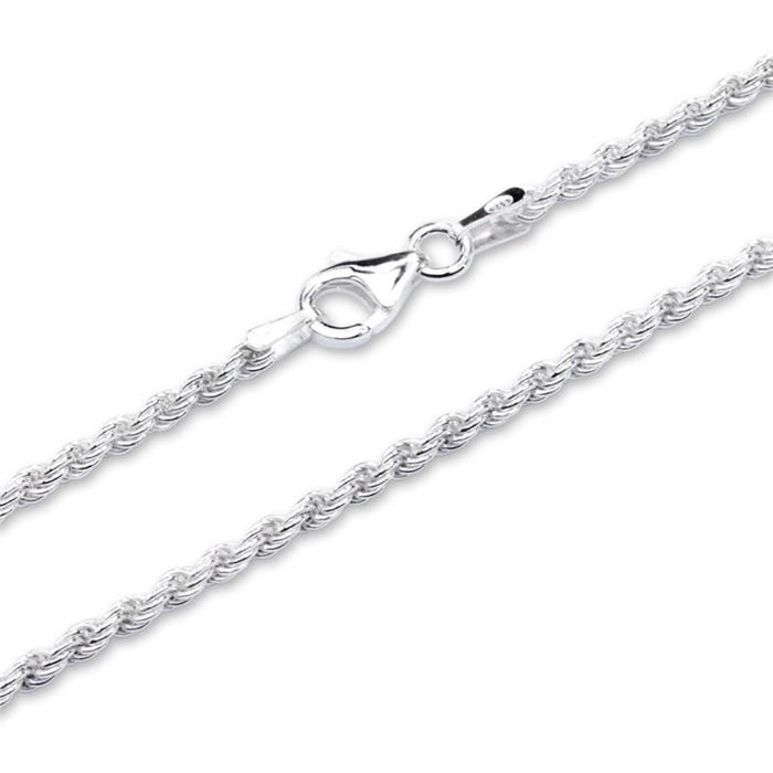 Sterling Silver Chain: Cord Chain Silver 2mm