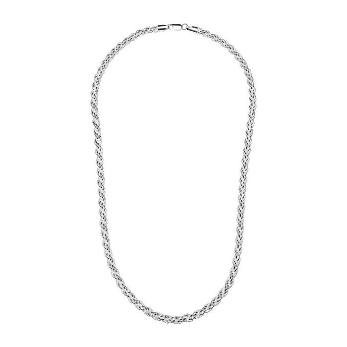 Sterling silver chain: Cord chain silver 6mm