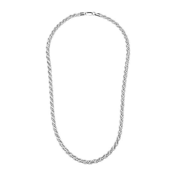 925 zilveren ketting: koordketting zilver 6mm