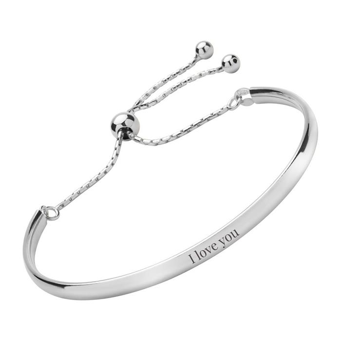 Bangle sterling silver with engraving possibility