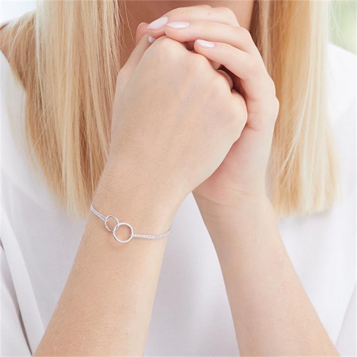 925 sterling zilveren cirkels armband