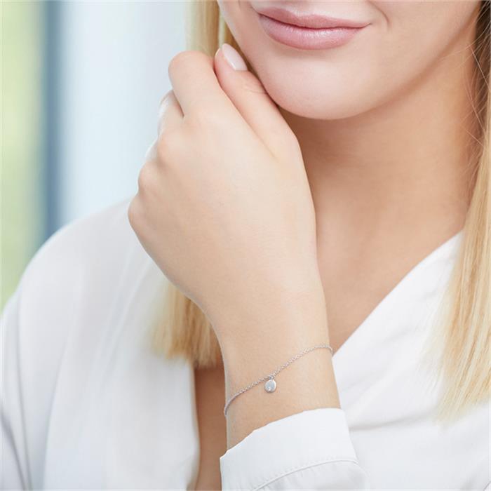 Armband aus Sterlingsilber mit Zirkonia