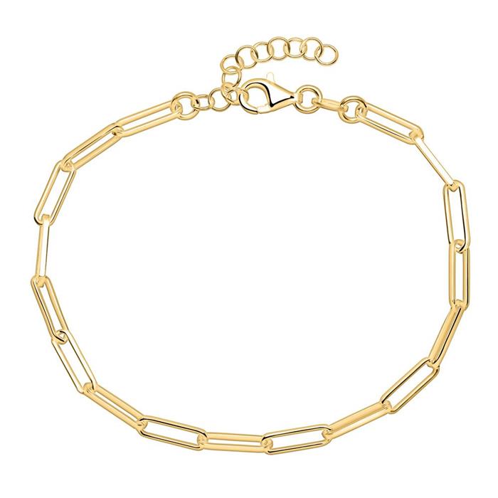 Ladies bracelet in gold-plated 925 sterling silver