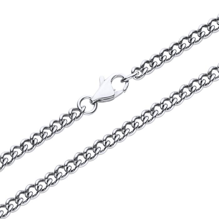 Exclusive stainless steel curb chain 3mm polished