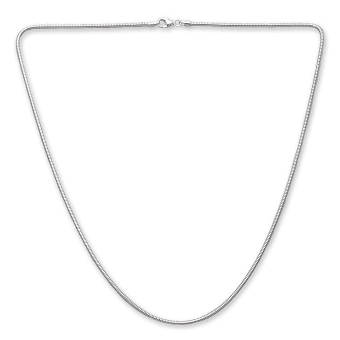 925 zilveren ketting: slangenketting zilver 1,9mm