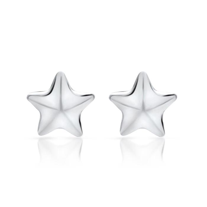 925 sterling zilveren ster oorbellen met sterretjes