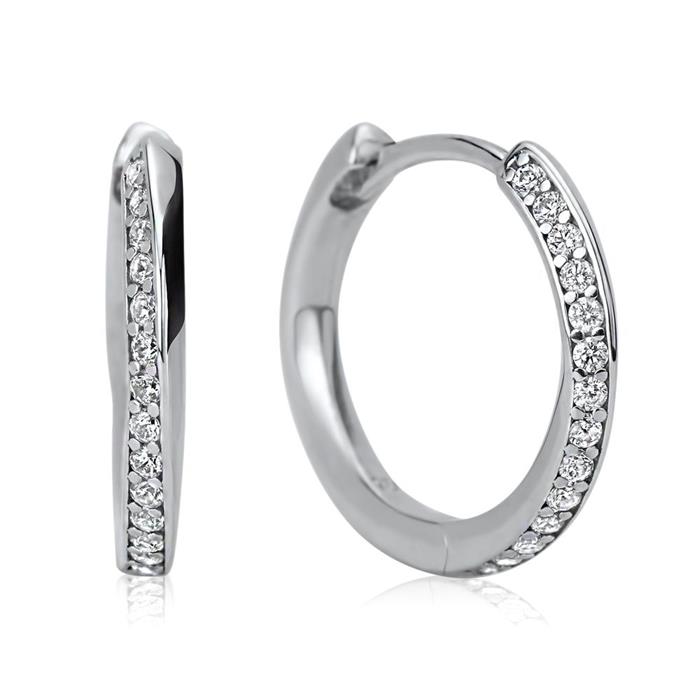 Ingeniously designed hoops sterling silver