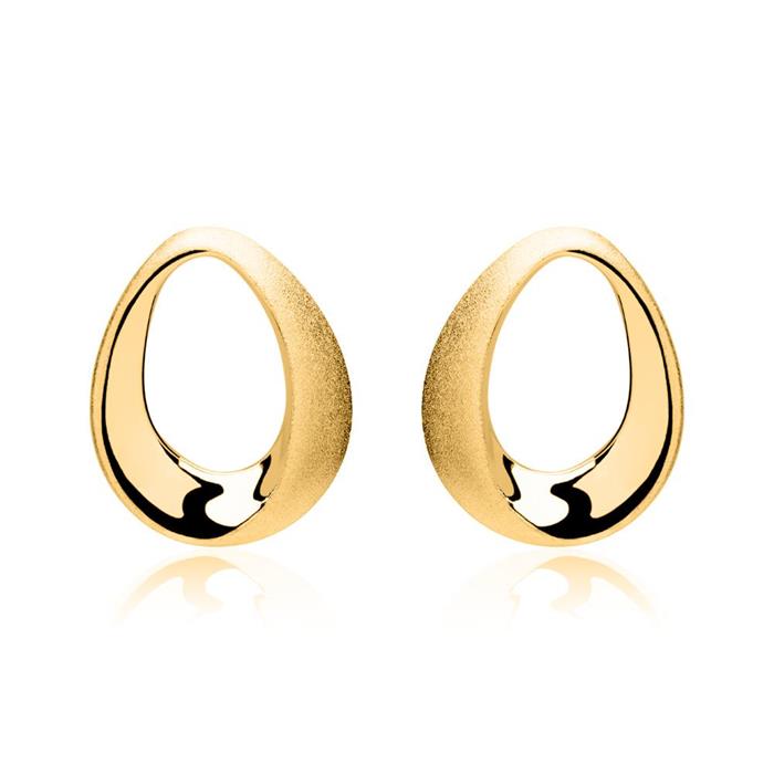 MInI Creole ring offen  Ohr Stecker Ohrring Edelstahl Silber Gold Schmuck 14 mm 