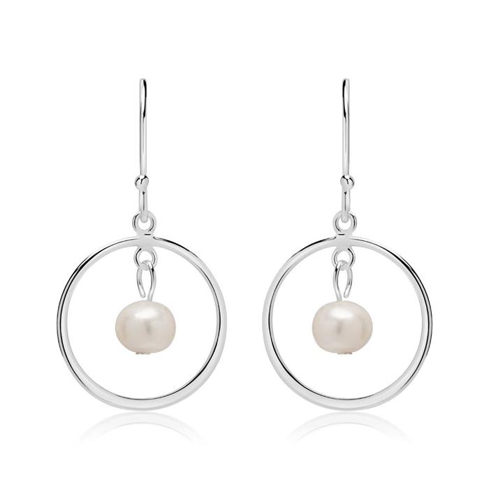 925 Silver Earrings With Freshwater Pearls