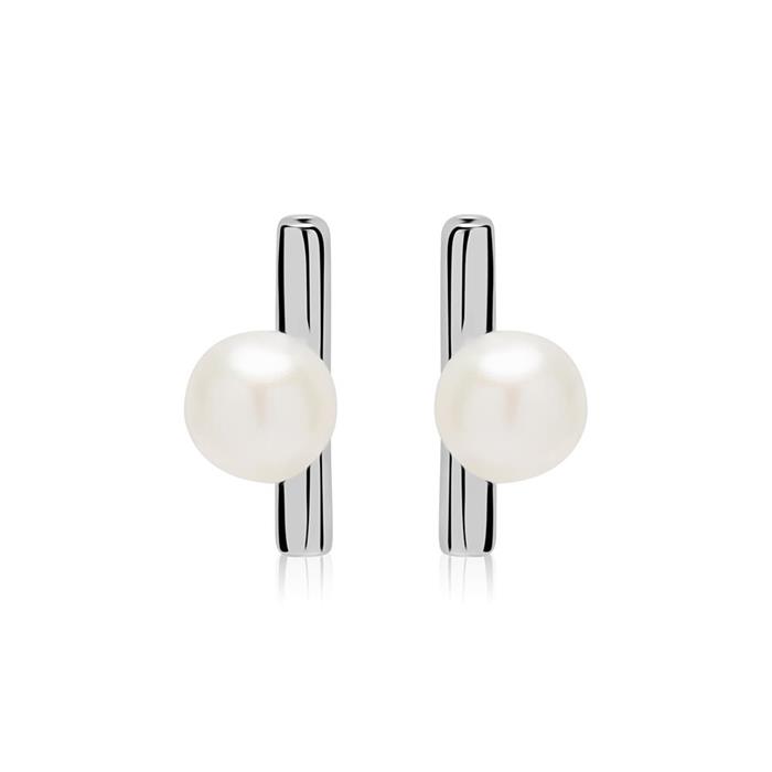 925 Silver Earrings With Pearls