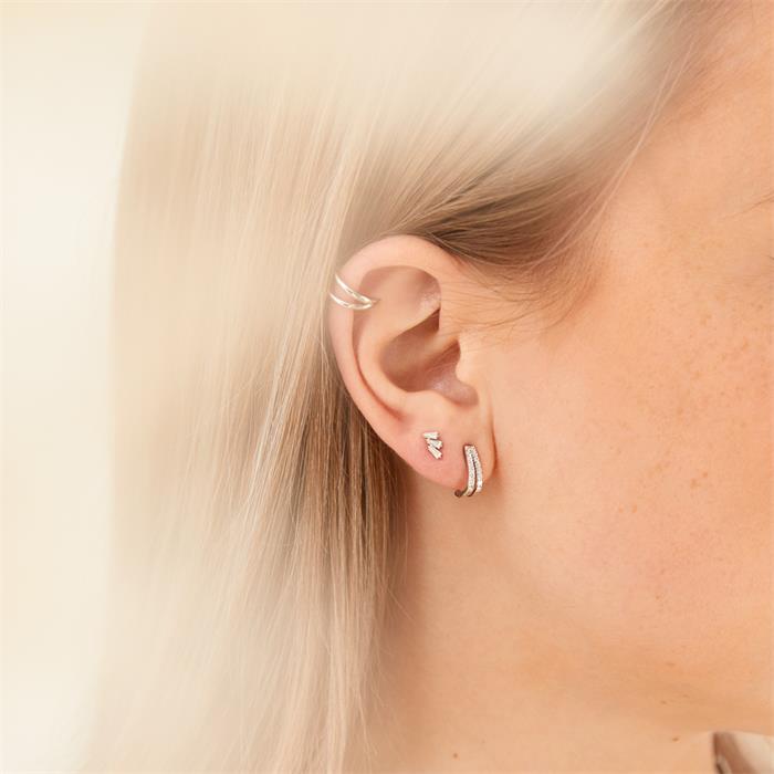 Ear cuffs for ladies in 925 silver