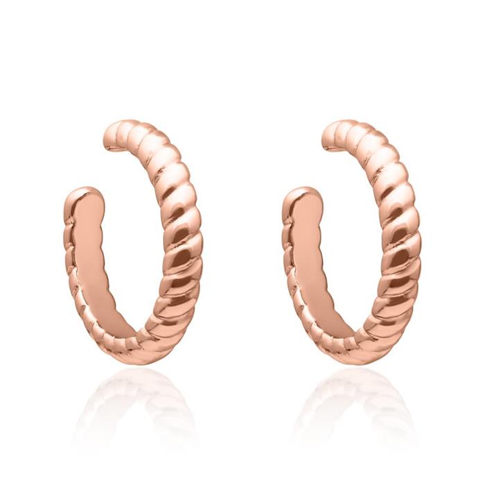 Damen Ear Cuffs aus Sterlingsilber, rosévergoldet