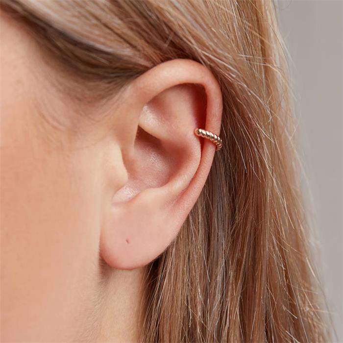 Ear cuffs for ladies in sterling silver, rose gold plated