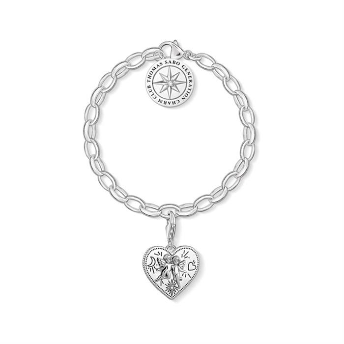 Set Of Bracelets And Charm In 925 Silver