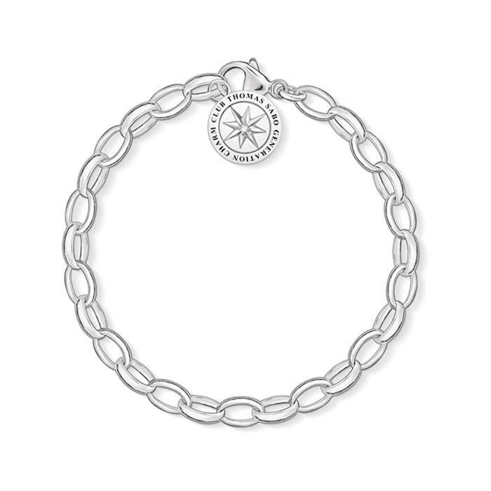 Set of bracelets and charm in 925 silver