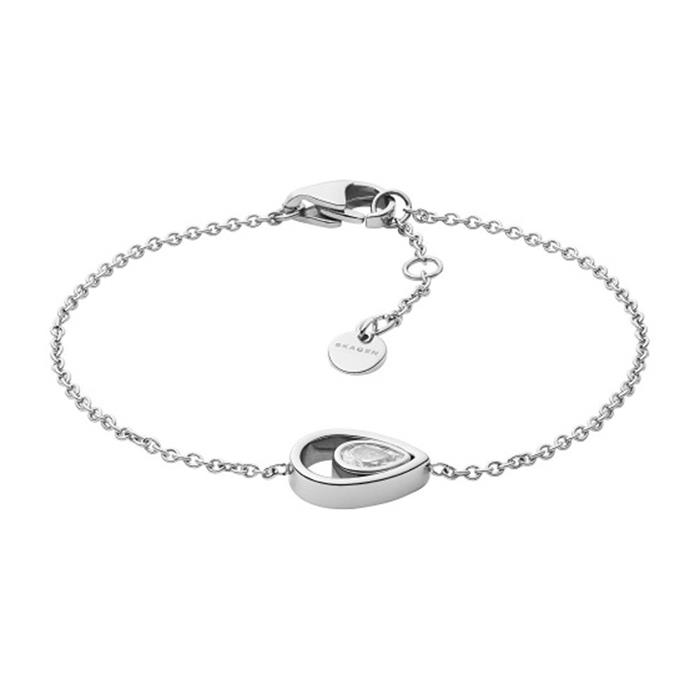 Stainless steel bracelet elin with zirconia